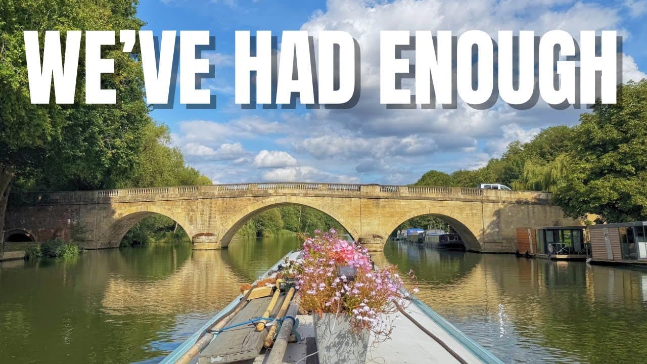 Don’t Let This Put You Off! Narrowboat Life On The River Thames Ep 179