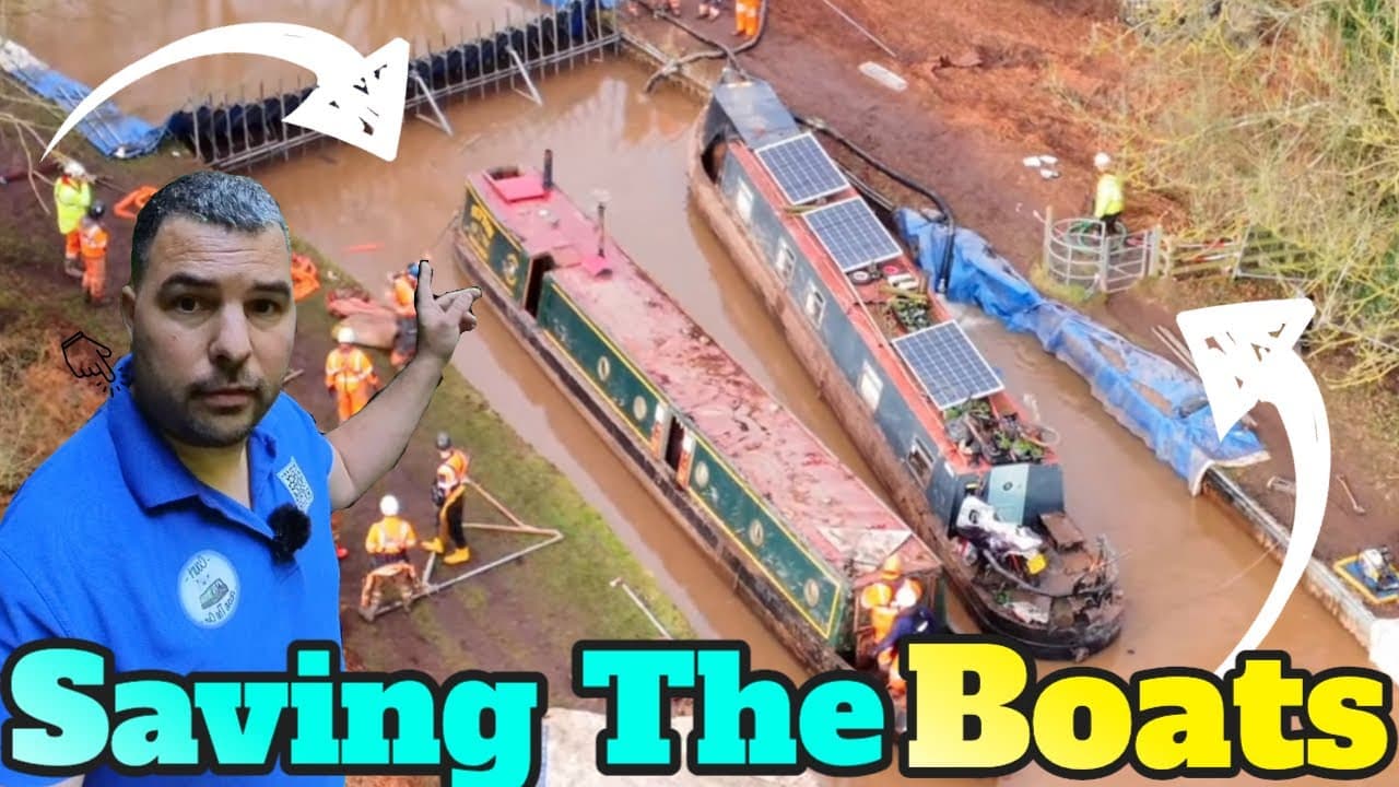 Whitchurch Breach - Refloating the Boats