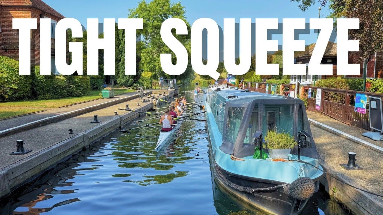 This Could All Go Horribly Wrong! NARROWBOAT LIFE On The RIVER THAMES Ep 182