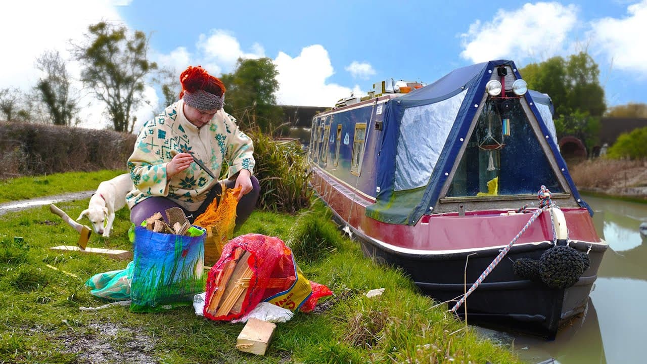 The first warm day on our narrowboat – Slow living & Spring reset - 277