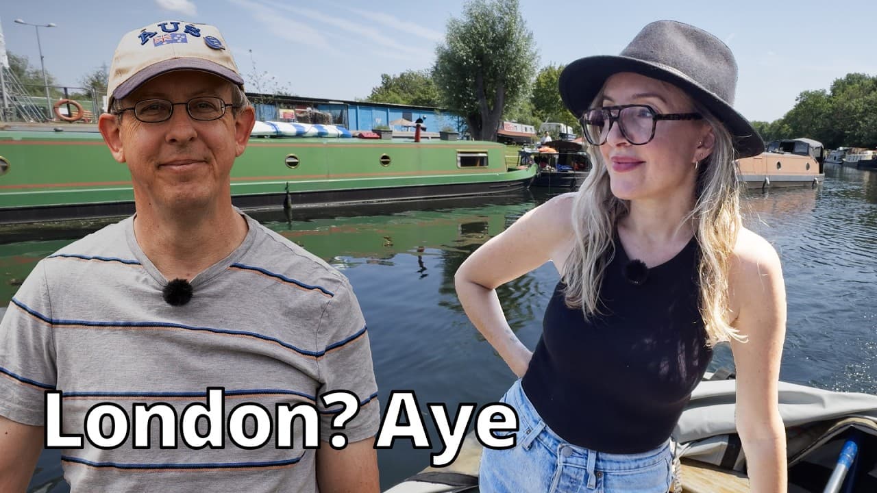 409. The glamour of London canal boating.