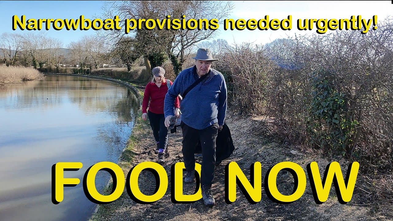 Narrowboat provisions needed now!