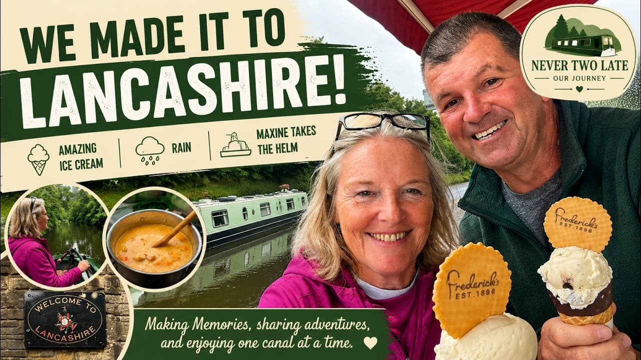 We Cross the Border! Rain, Ice Cream, and a Tasty Chowder Aboard