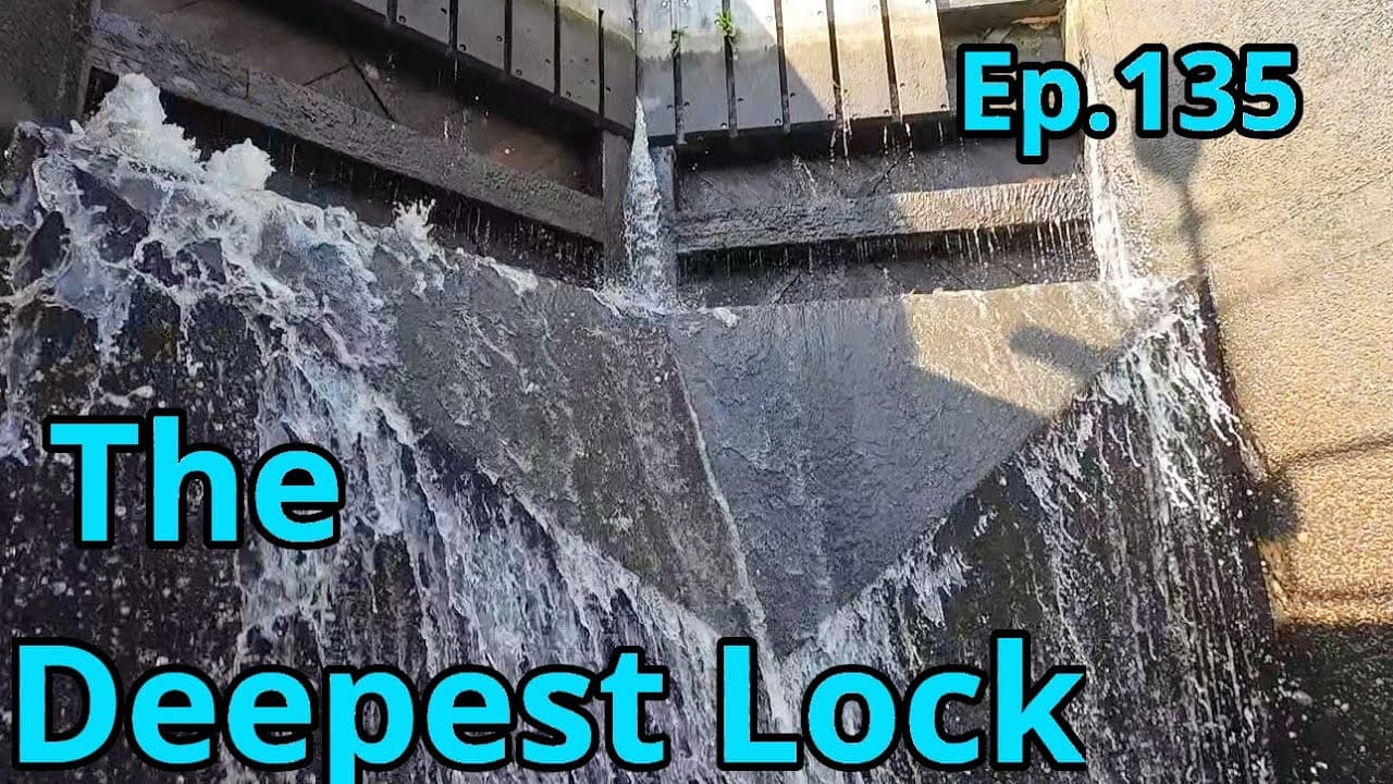 Ep 135 Navigating the DEEPEST Lock on England's Rochdale Canal! | Sowerby Bridge Adventure
