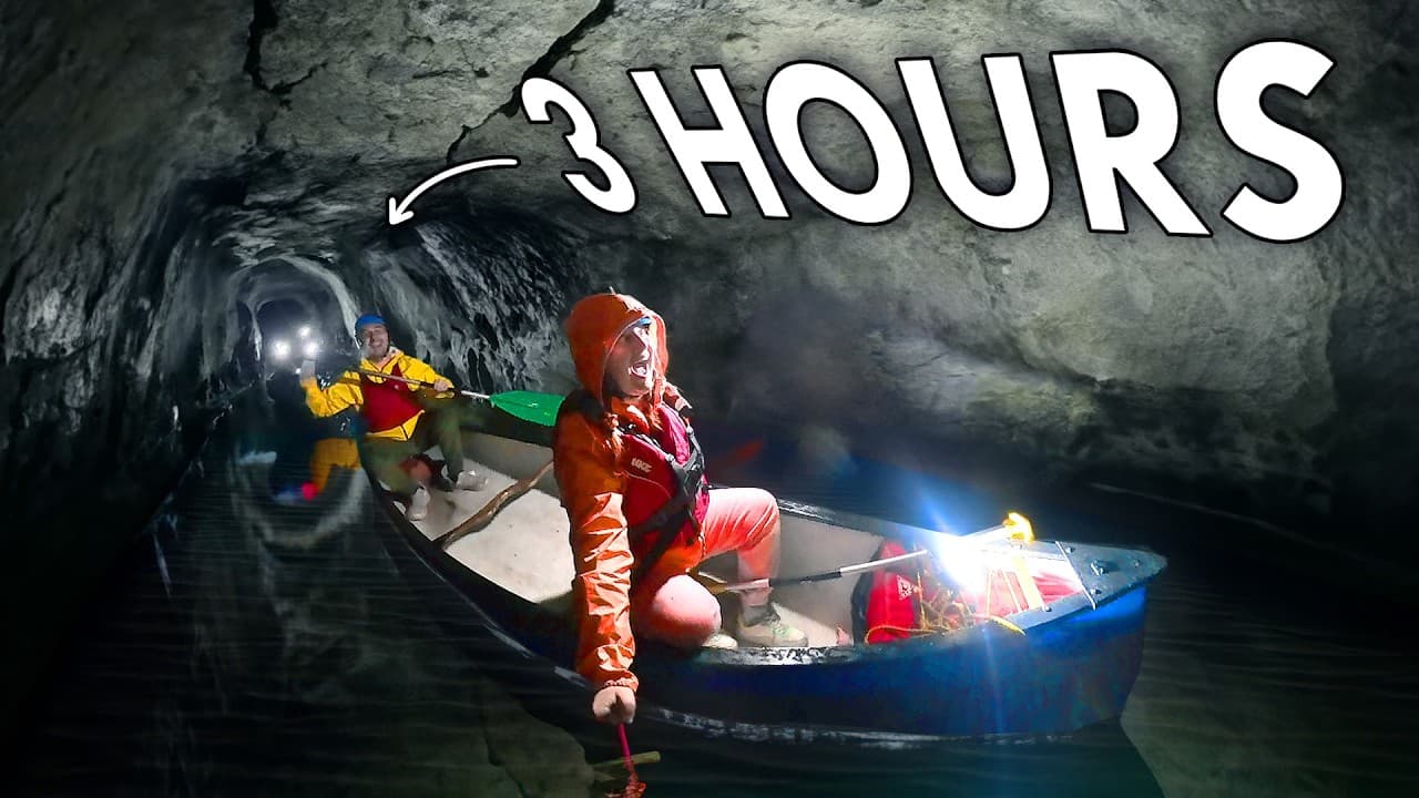 We canoed the longest operating canal tunnel in the world