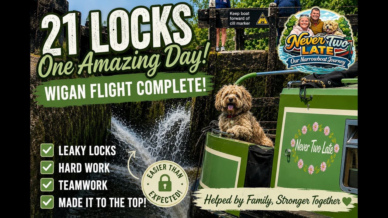 We Conquered the Wigan Flight! | 21 Locks... Easier Than We Ever Expected!