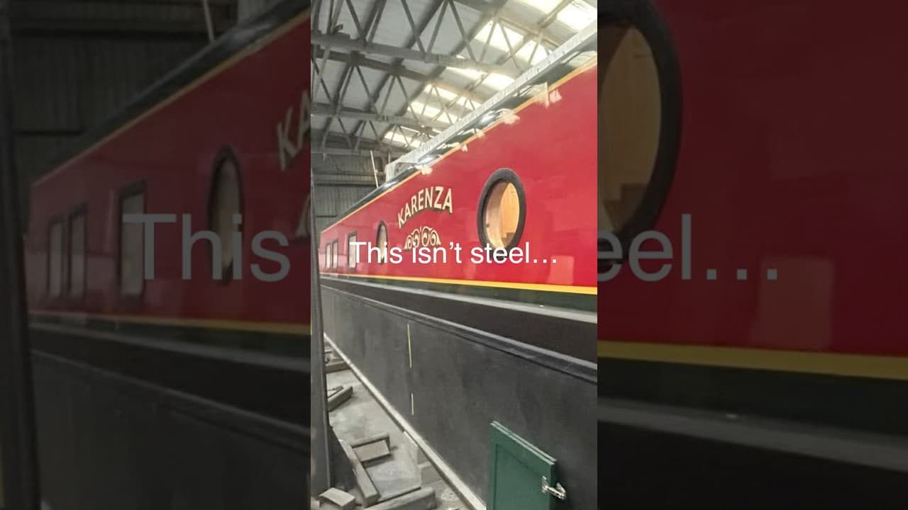 A Plastic Narrowboat?! Would You Live On This? #plasticboat #canalcruising  #boattour
