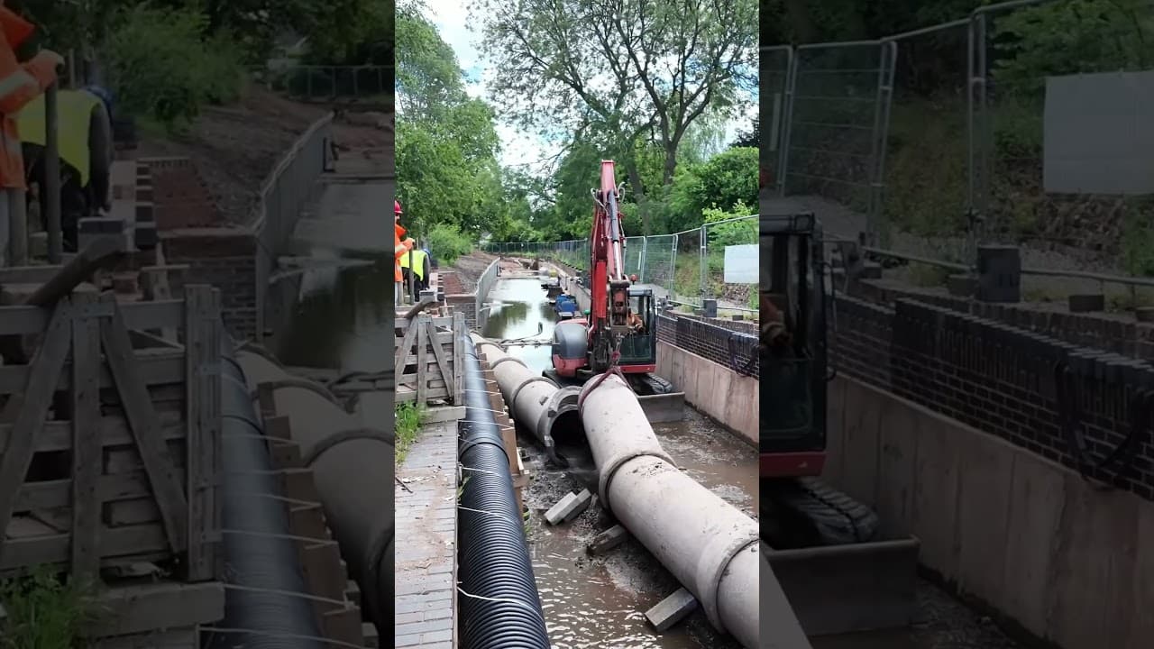 Massive Pipe Removal defeating the flange See The Big Pipe Action!