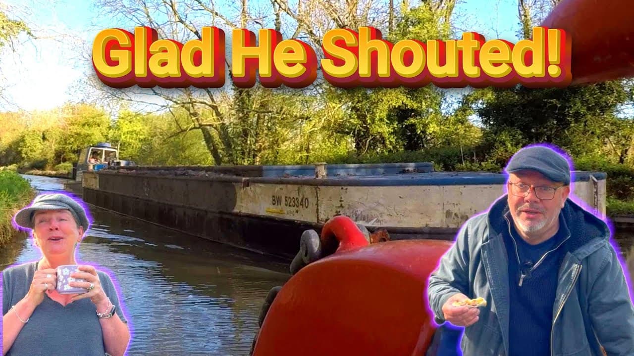 Narrowboater Surprised by Dredging Work on the Ashby Canal. A Beautiful Early Morning Cruise. No 216
