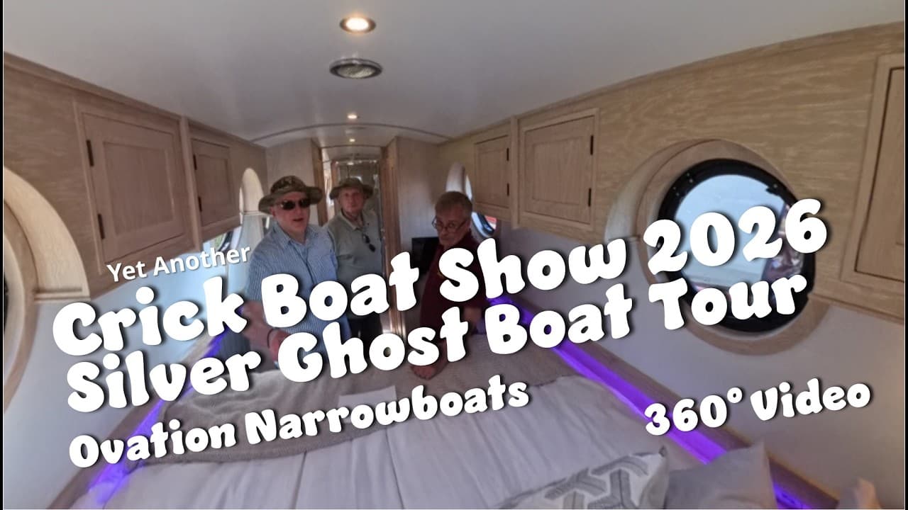 #170 Yet Another Crick Boat Show 2026 - Narrowboat Silver Ghost - Ovation Boats - Boat Tour