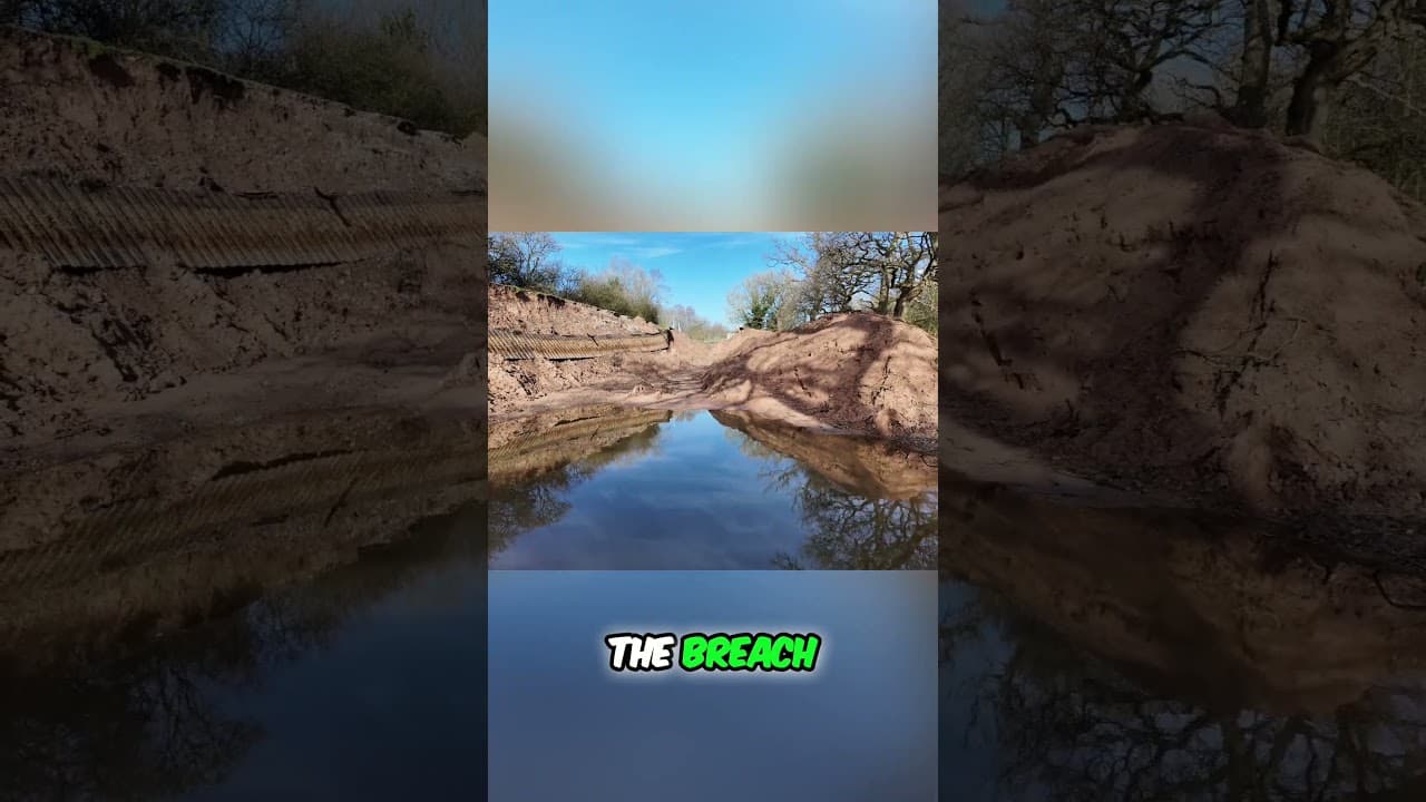 Breach Repair  Excavator & Sheet Piles Explained