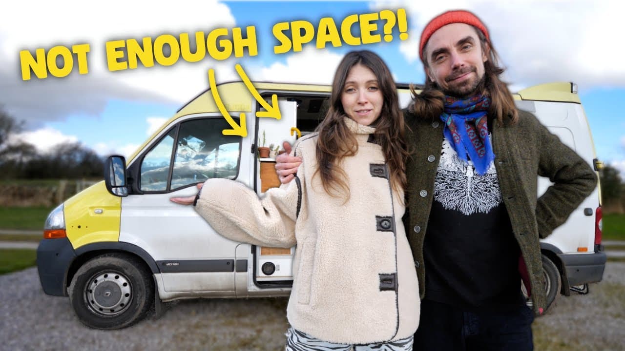 Realities Of TINY SPACE Van Life in WINTER UK - It's Been A Struggle