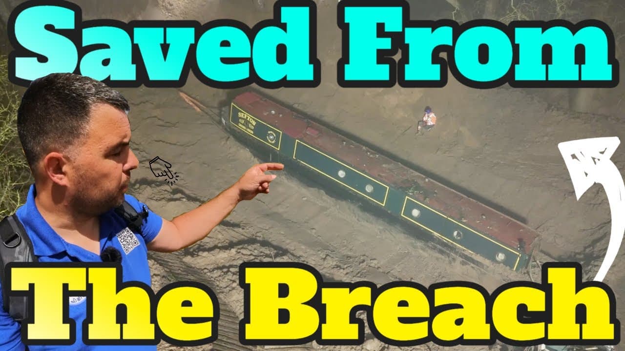 Whitchurch Canal Breach - Saving the Boats
