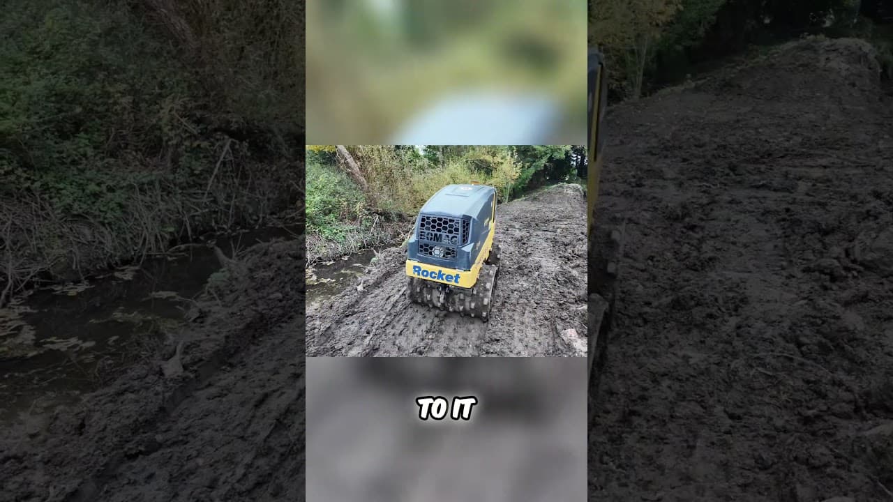 Canal Construction & Sheep's Foot Roller in Action! on the Cotswold Canal
