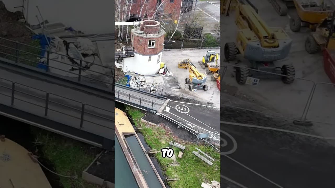 New Lift Bridge Replaces World's First Composite! on the Cotswold Canals