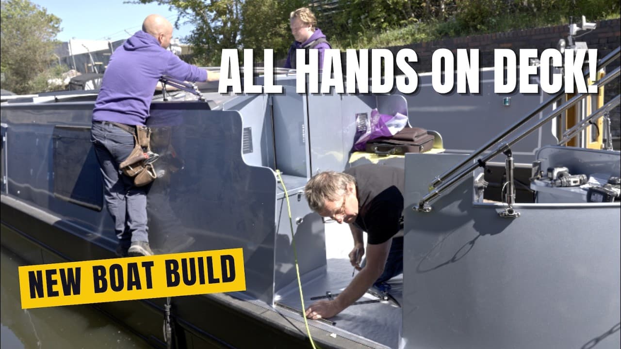 Race against time for our new Narrowboat Build