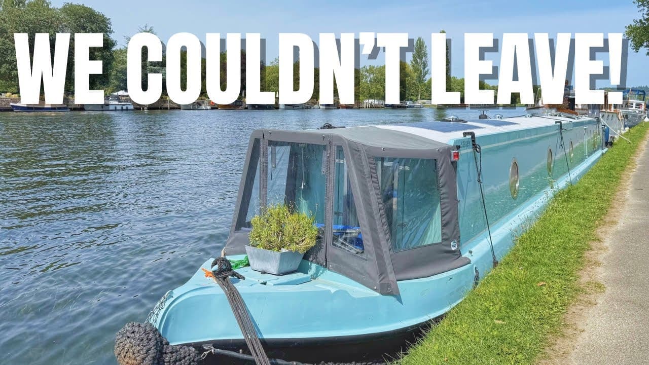 We Didn’t Expect This! NARROWBOAT LIFE On The RIVER THAMES Ep 183