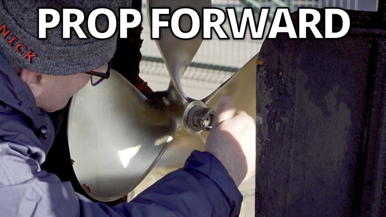 368. Changing propellers on a narrowboat - Formula One style!