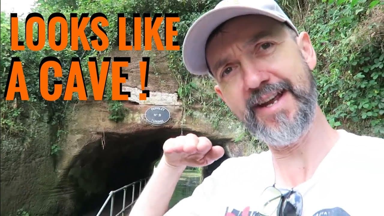 A tunnel cut through solid rock! 