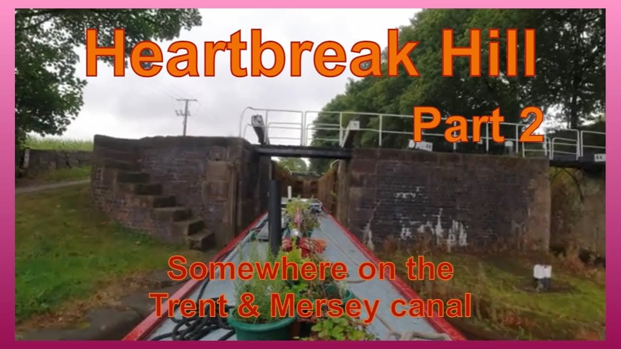 Heartbreak Hill Part 2 somewhere on the Trent & Mersey canal #narrowboat #gardner2lw #canalboat