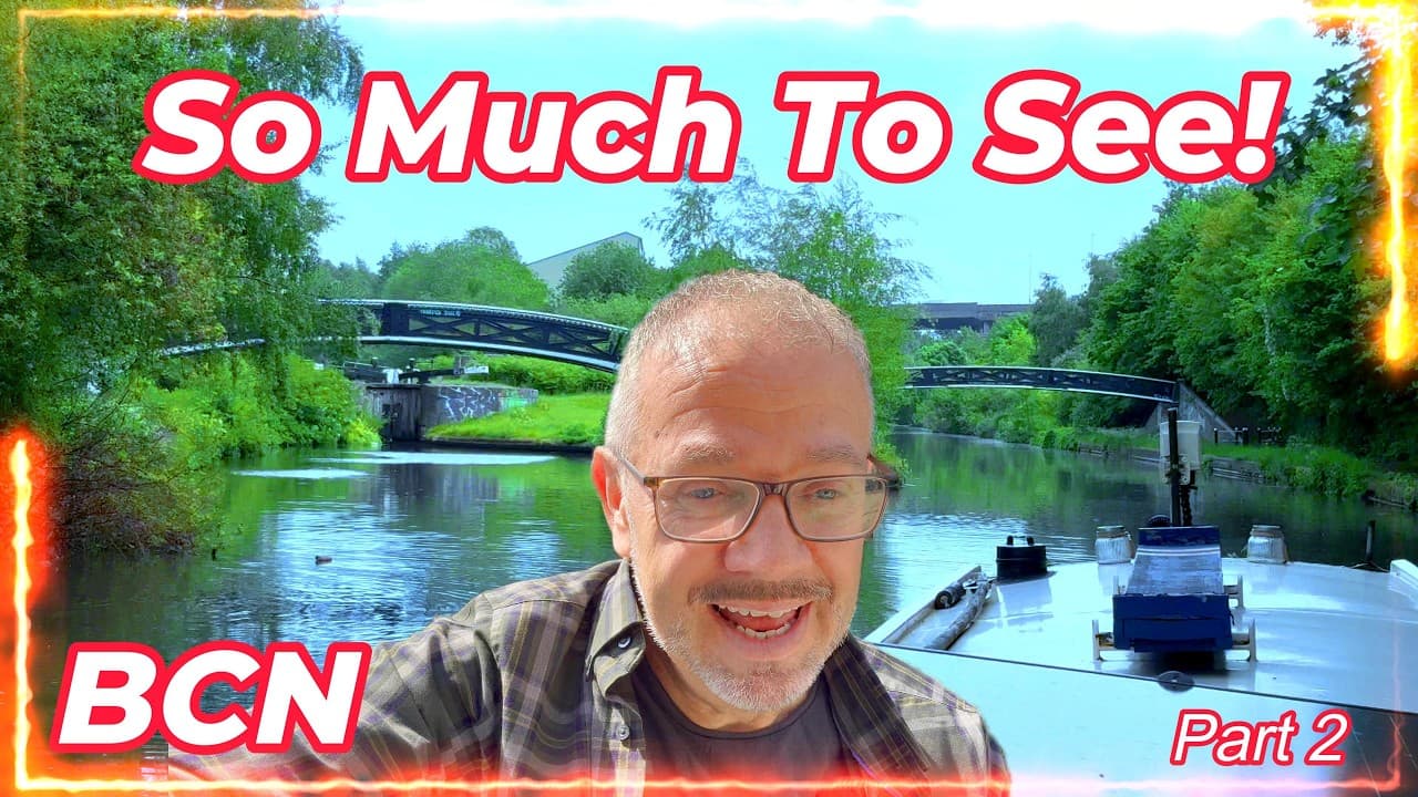 Narrowboat Cruise Birmingham New Mainline. Incredible Historic Evolution. Now Simply Gorgeous No 272