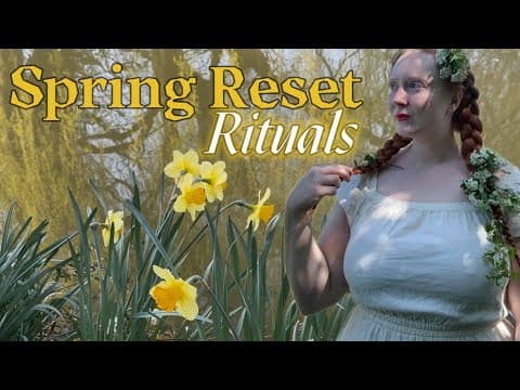 7 ways to refresh your space (and yourself) in Spring | Cosy Witchy Soft Life Rituals