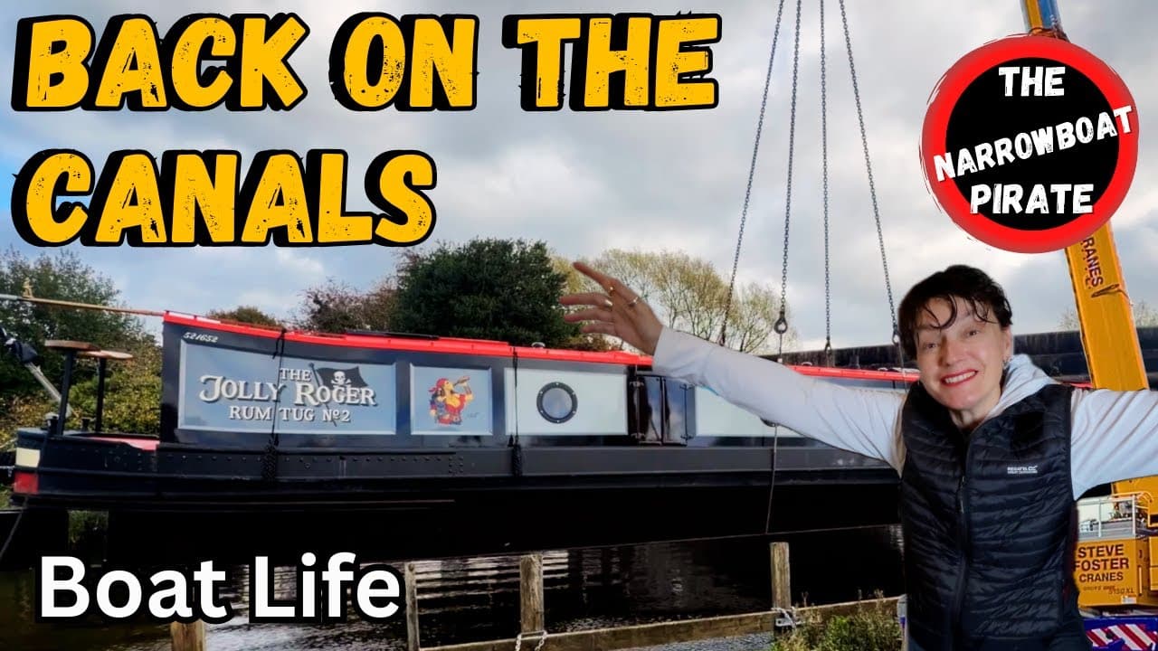 Back to Canal Life | Narrowboat Craned off the River