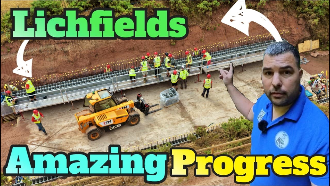 Lichfield has Water! The Incredible Progress Continues
