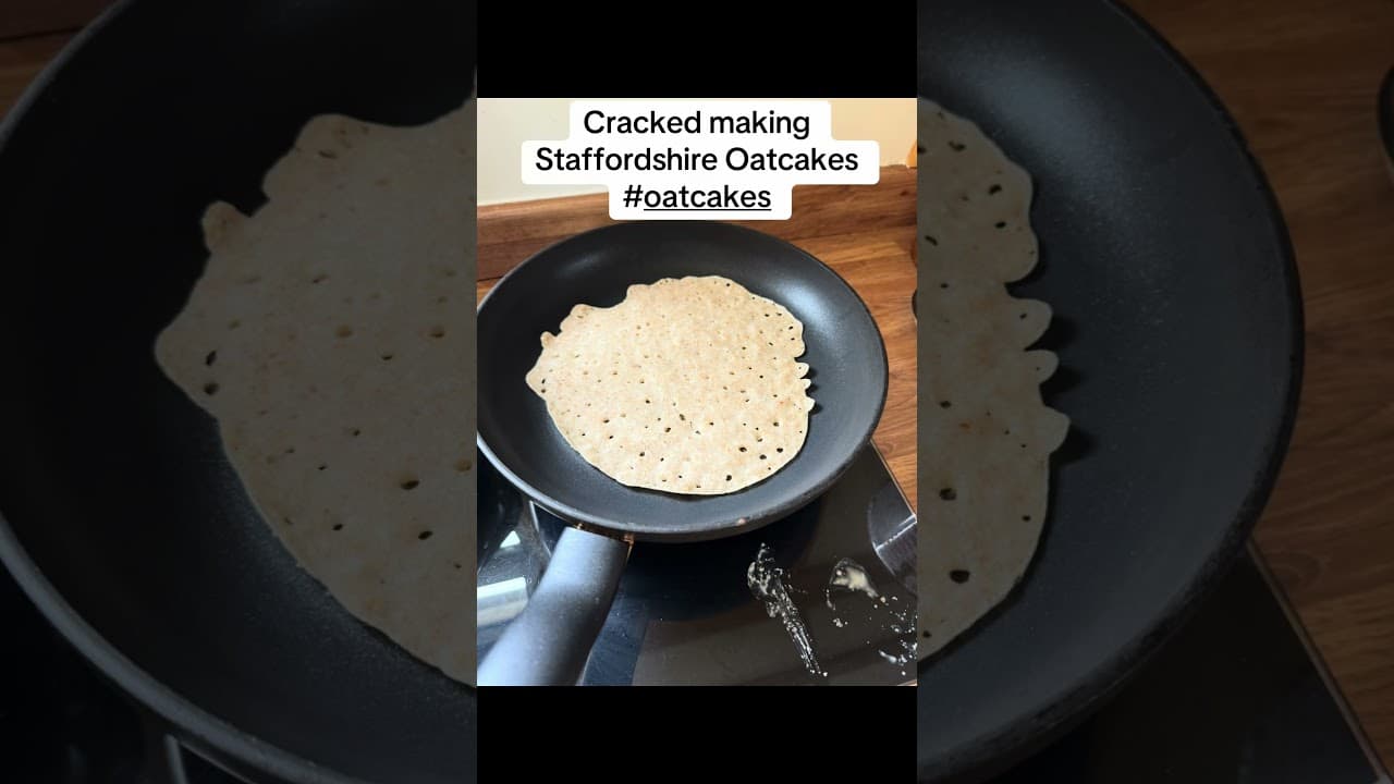 Oatcakes now cracked 😊 #narrowboatlife #canalboatlife #narrowboatcooking