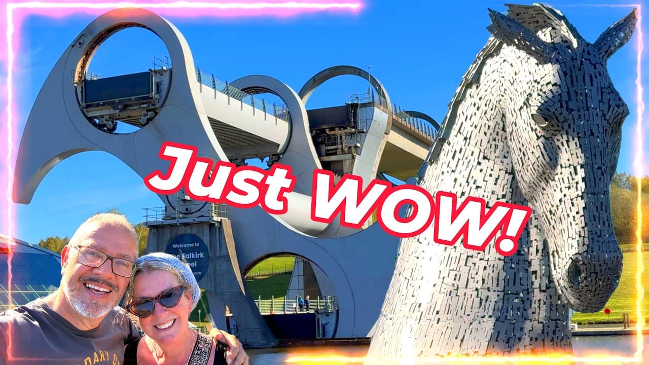 We Rode The Wheel! Saw Evil Giant Horses! Discovered more About Narrowboating in Scotland! No263