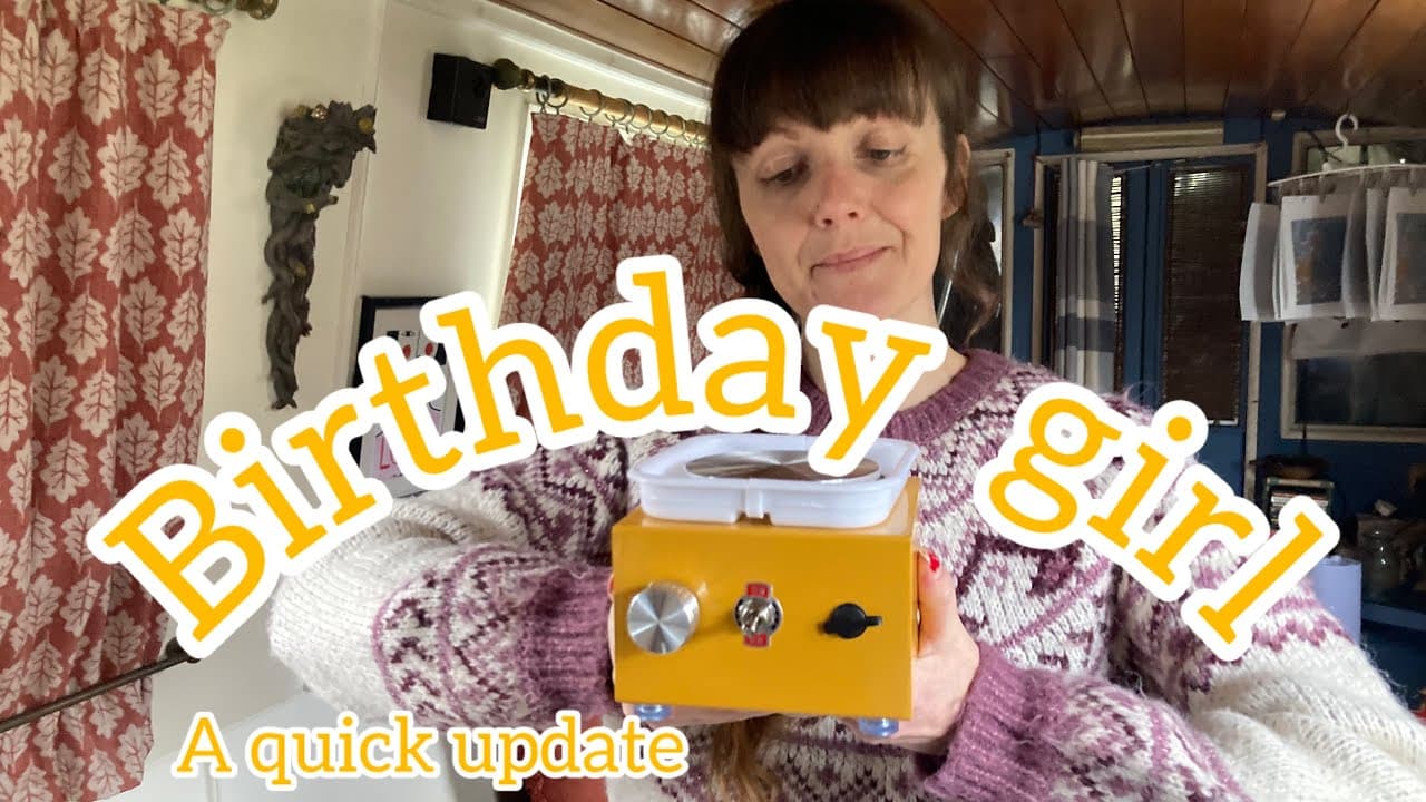 A boat sized potters wheel. A quick update |fulltime Narrowboat life #boatlife #narrowboat #canal