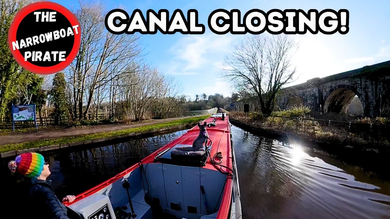 Racing Another Canal Closure… to Chirk Aqueduct ❄️ Winter Narrowboat Life