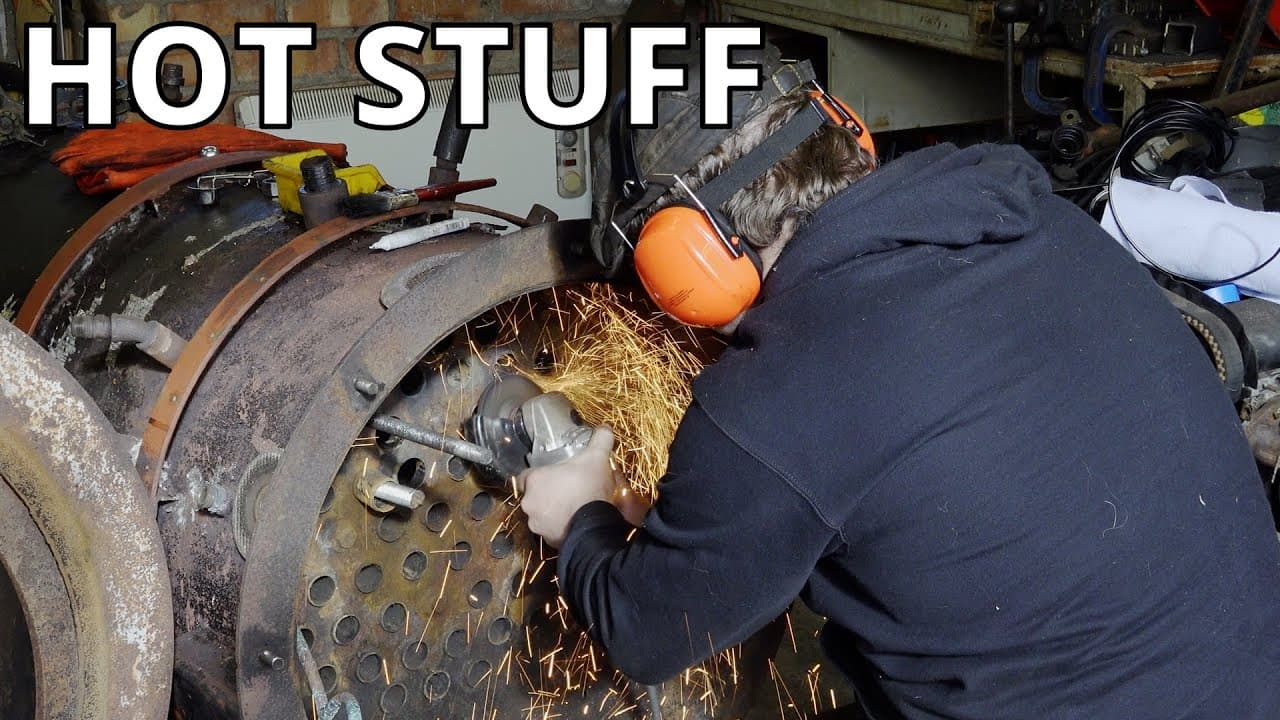 387. Fire in the hold! Two steam narrowboats have their boilers taken out and refurbished.