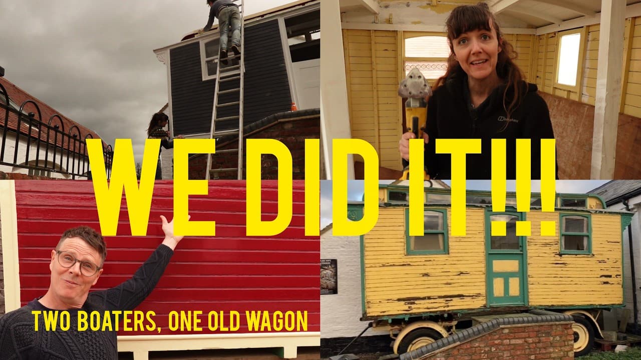She's Alive again 120 yr old showman's wagon| Fulltime Narrowboat life #boatlife #narrowboat #canal