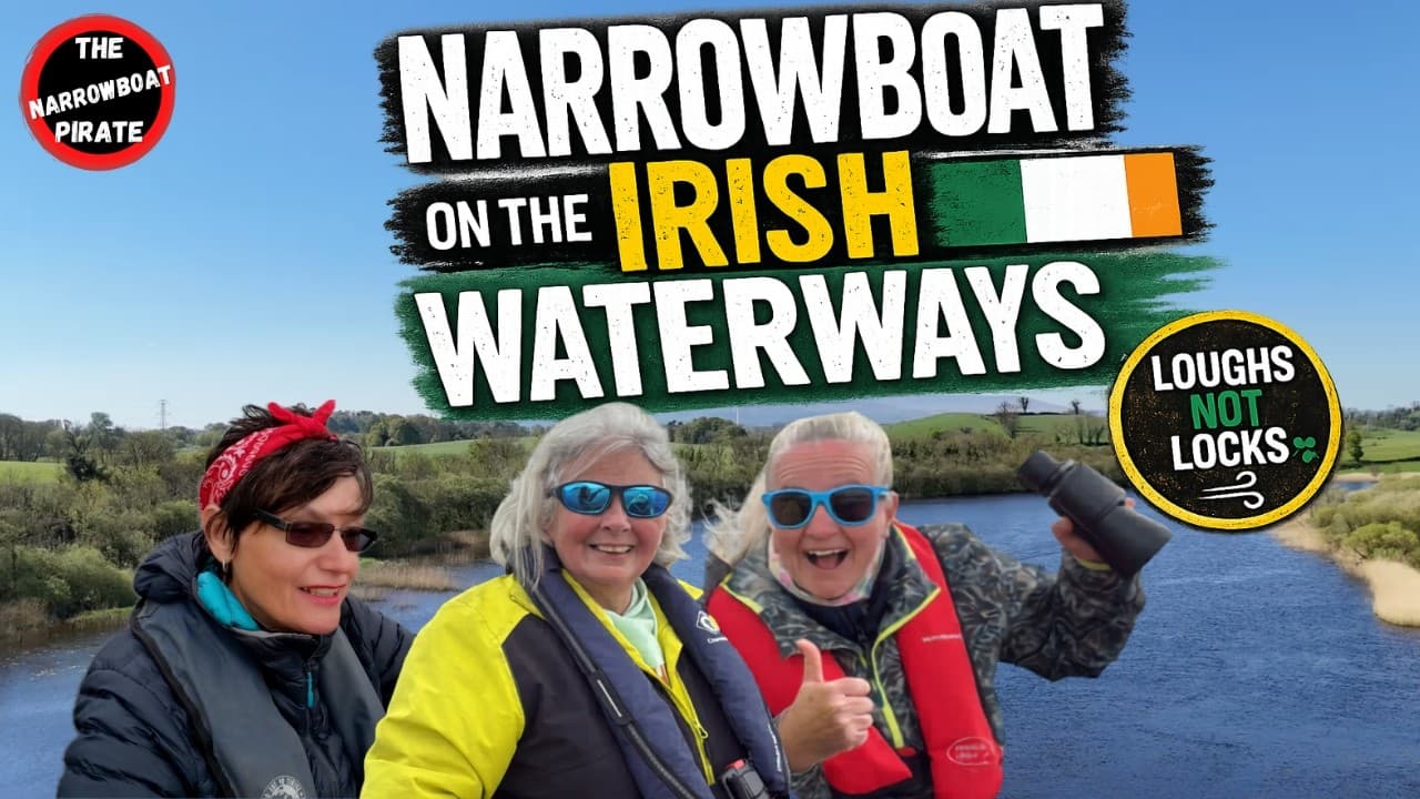 Cruising a NARROWBOAT in IRELAND | Too rough for a CANAL BOAT?