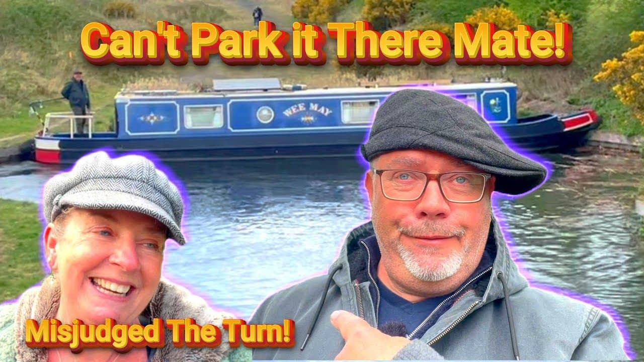 Narrowboat Turn Fail! Bad Helmsmanship? It's Only 47ft! End of the Ashby Canal. Vlog No 217