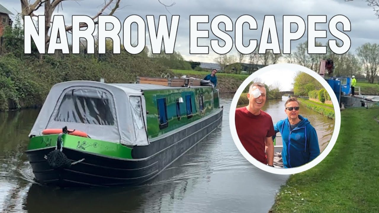 HELP Narrow Escapes as we leave Liverpool on our NarrowBoat Ep.212