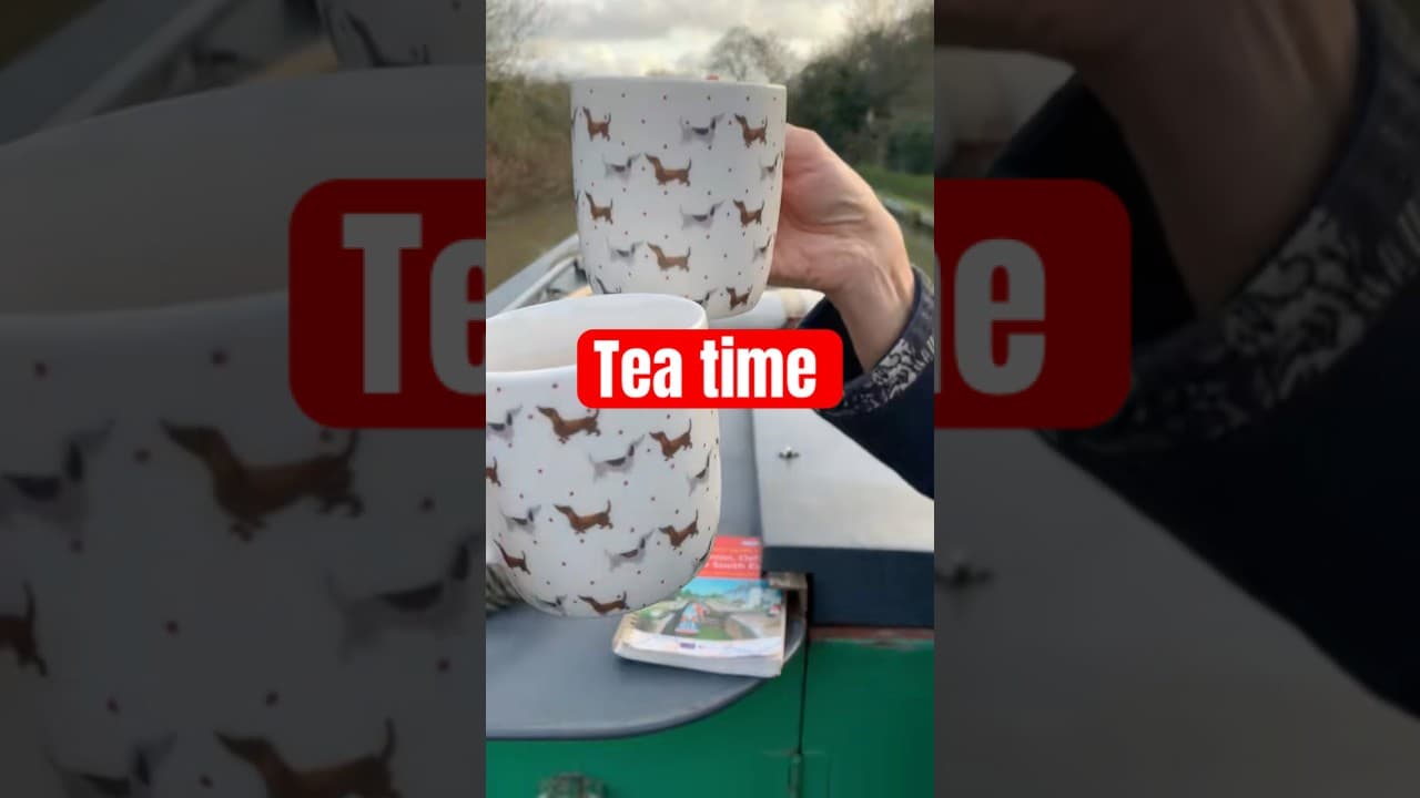 Moving the boat tea break. #tea #boat #boatlife #travel