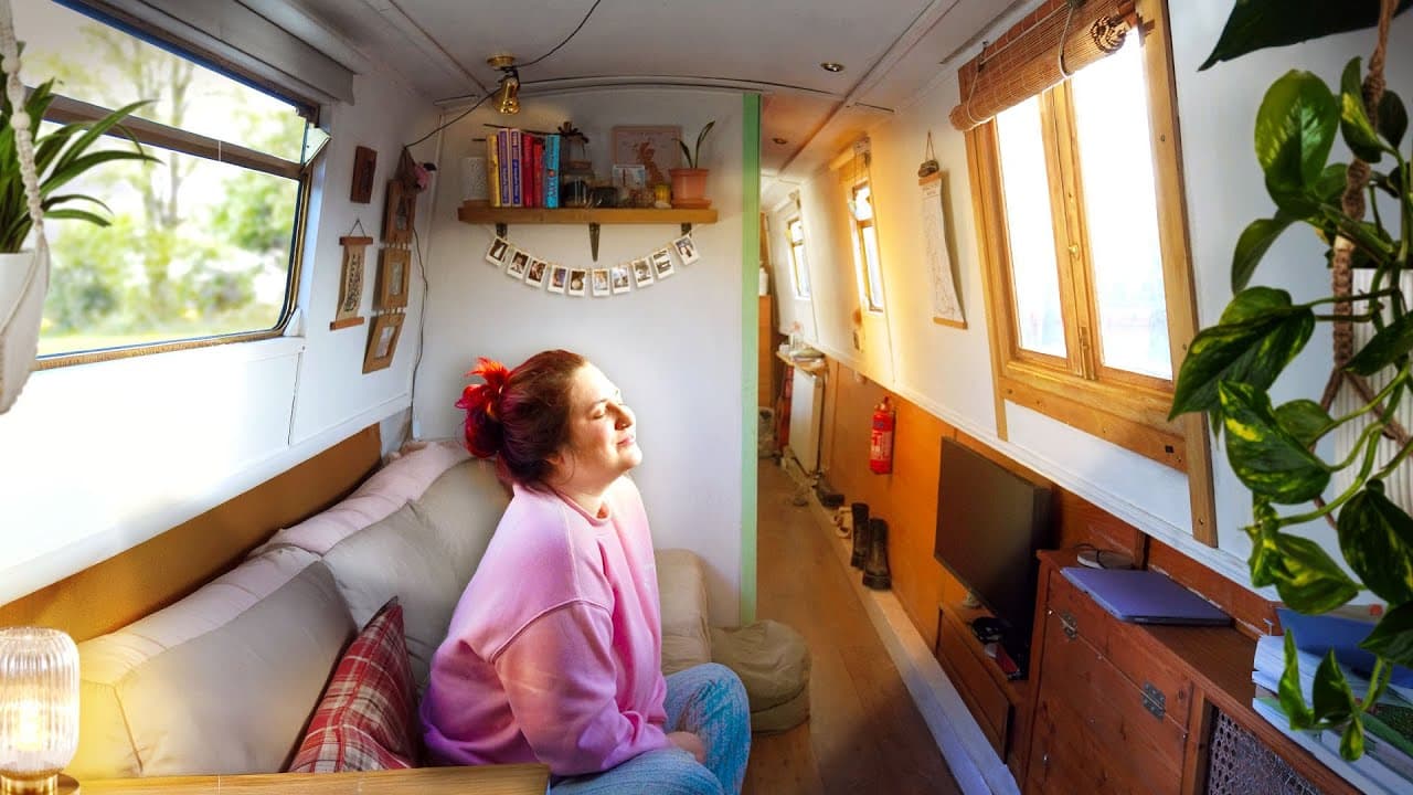 Transforming our narrowboat into a cosy off-grid home