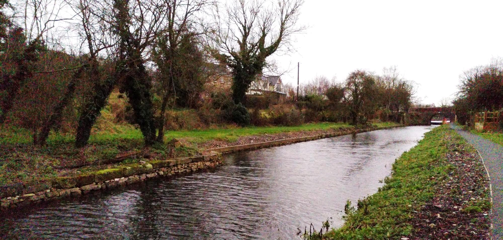 Crickheath Tramway Wharf in water after 90 years