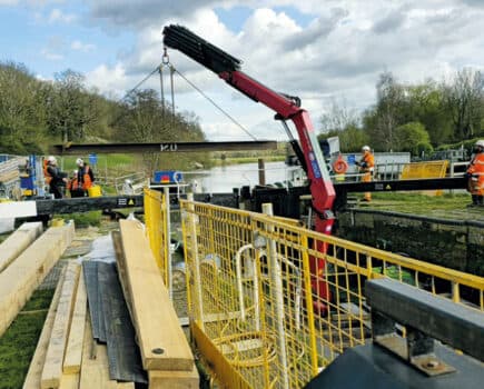 Lock gates renewed across network