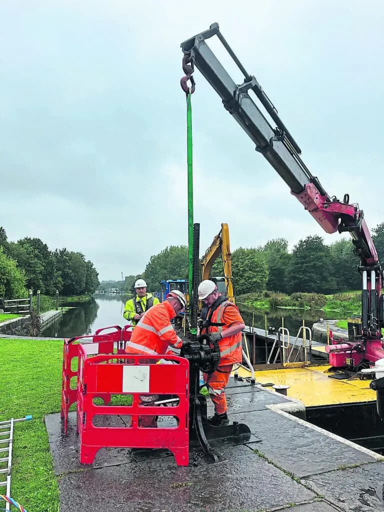 CHESHIRE LOCK: Open again after £10k repair