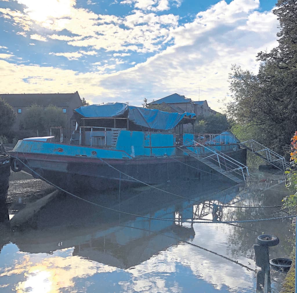 ARTS BARGE ‘built with kindness’ takes shape