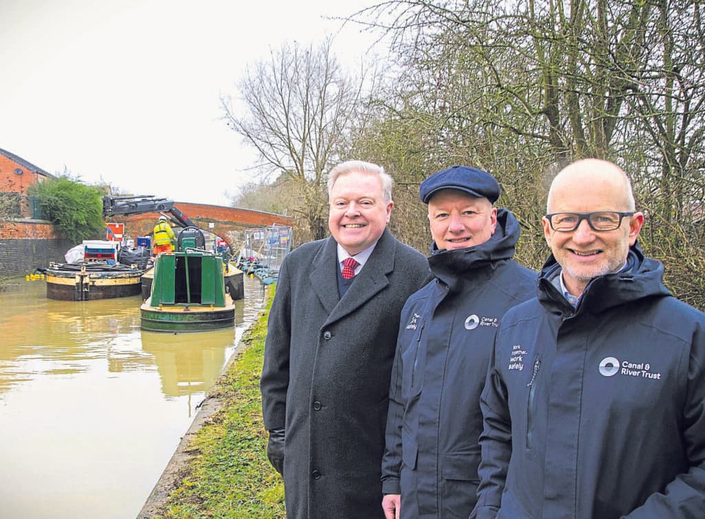 VITAL CANAL REPAIRS begin in Loughborough