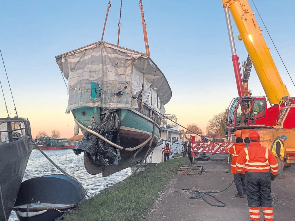 FUTURE SECURED for old Cornish lugger