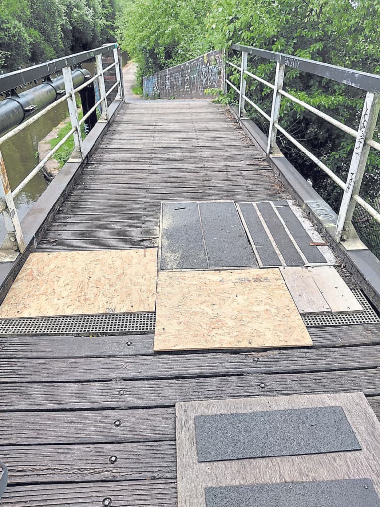 BRIDGE REFURB set to improve towpath
