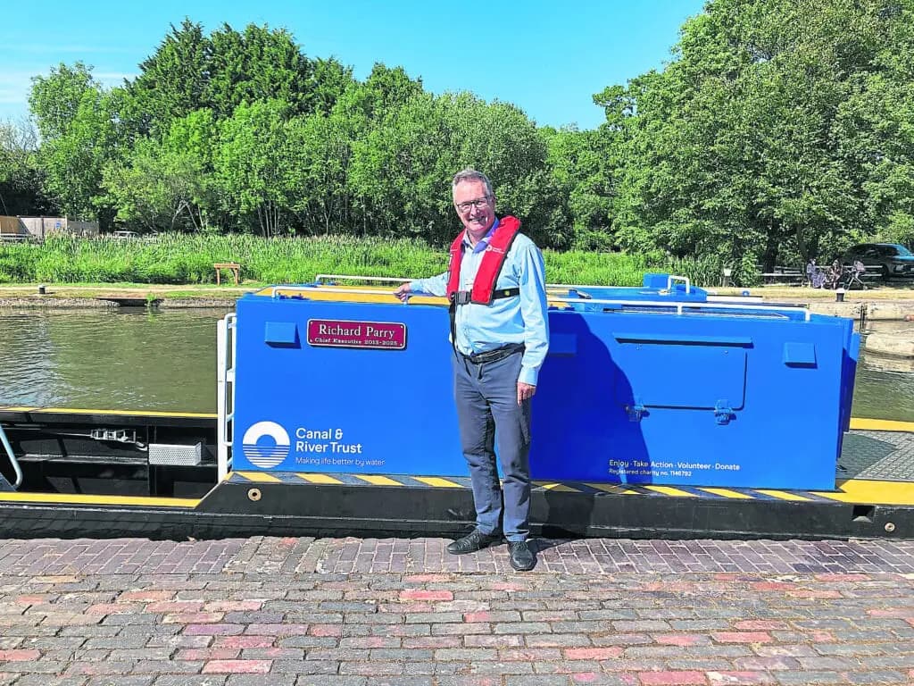 BOAT NAMING HONOUR for outgoing boss