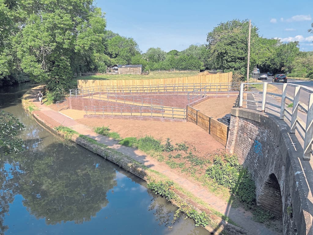 CANAL ACCESS improved with new ramp