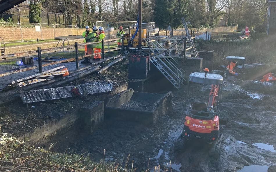 £220k project to restore historic water-saving canal engineering at Hanwell