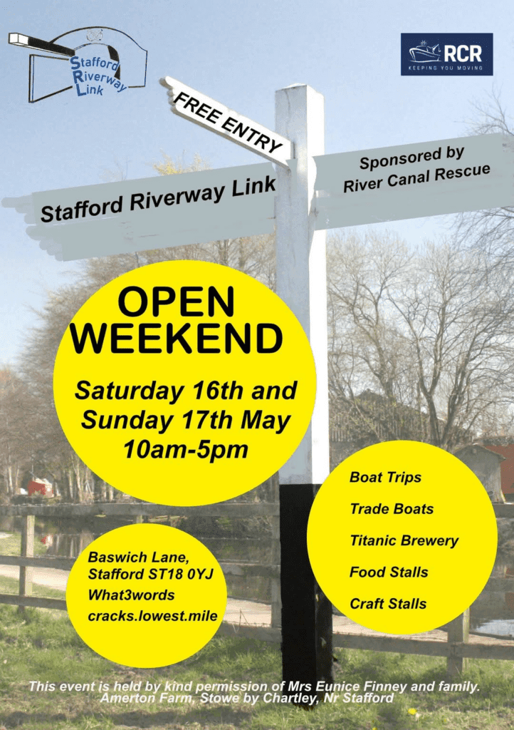Open days set to showcase Stafford Riverway Link restoration